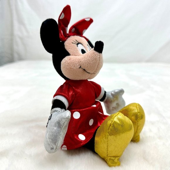 Disney Ty Sparkle Minnie Mouse 8" Plush Stuffed Toy (No Tags) - Picture 2 of 10